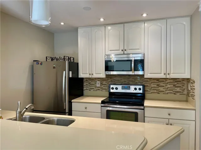 Remodeled Kitchen with Stainless Appliances