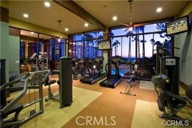 Fitness Center Overlooks the Ocean