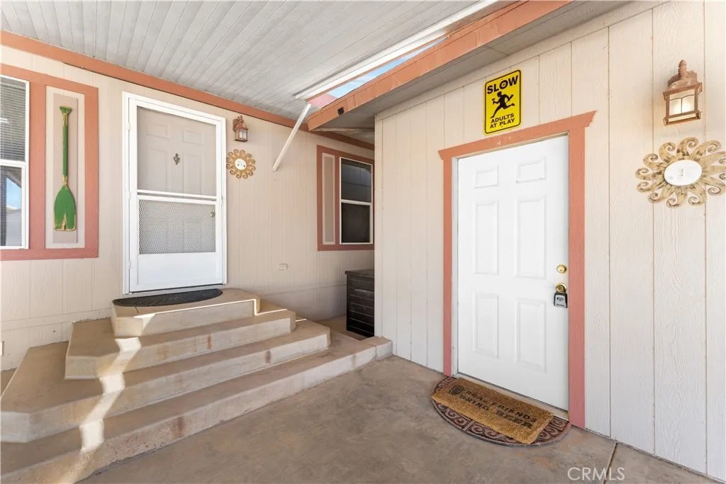 Entry to house and garage Entry to house and garage