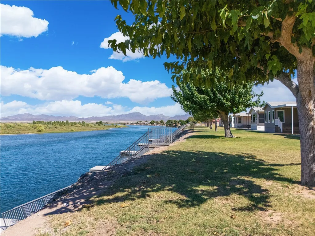 Community grassy area to hang out on the water Community grassy area to hang out on the water