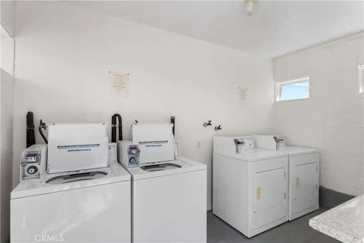 Coin-op laundry for your convenience