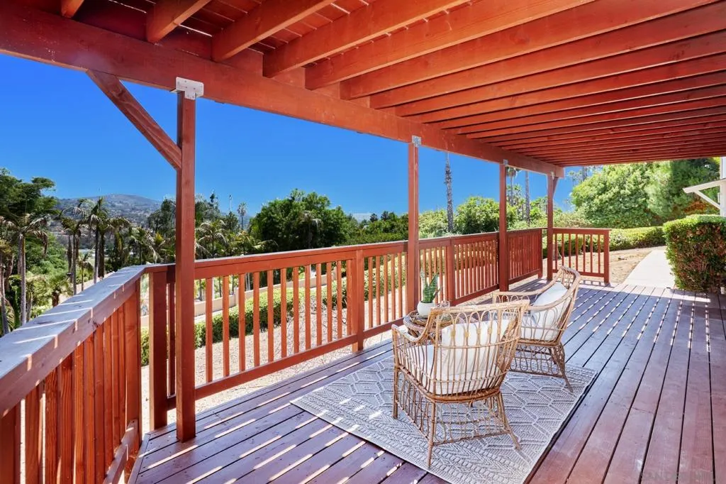 One of two huge view decks