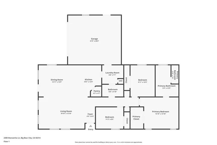 2308 Manzanita Lane, Big Bear City, California 92314