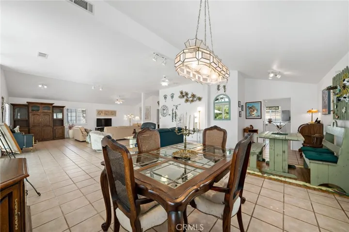 Dining area in the great room