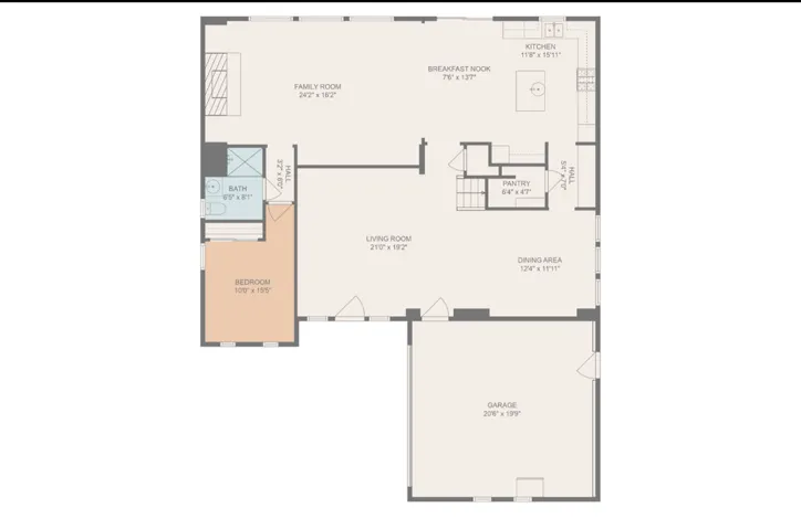 Downstairs Floorplan