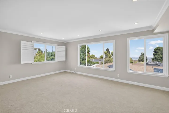 master suite with large view windows