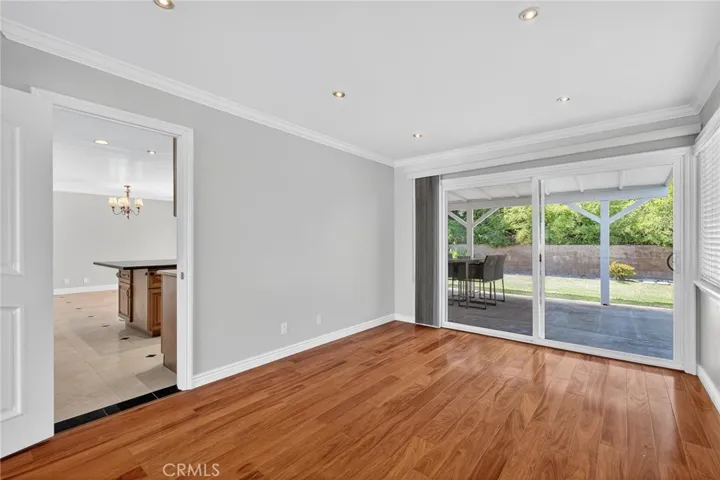 Formal dining area