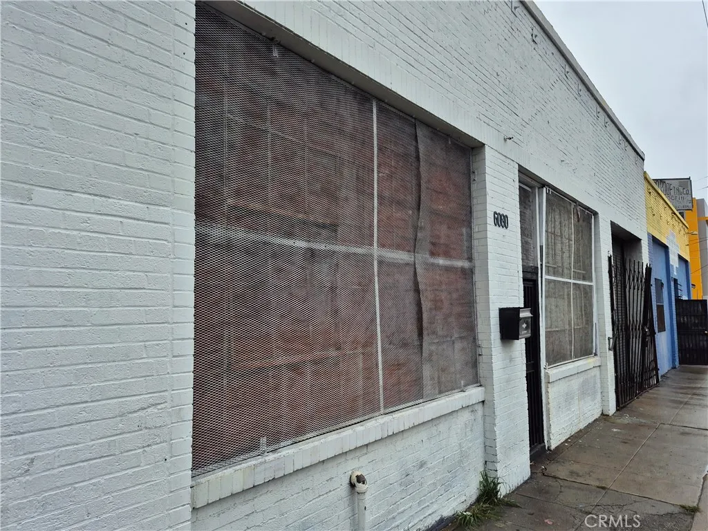 Side View of White Building