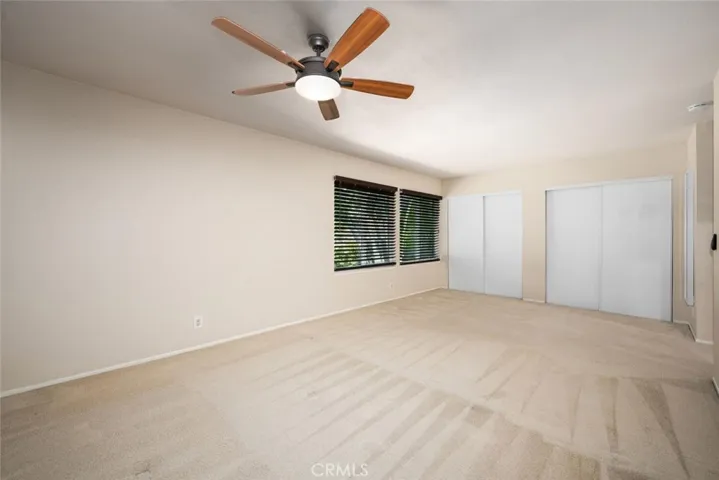Master bedroom before staging