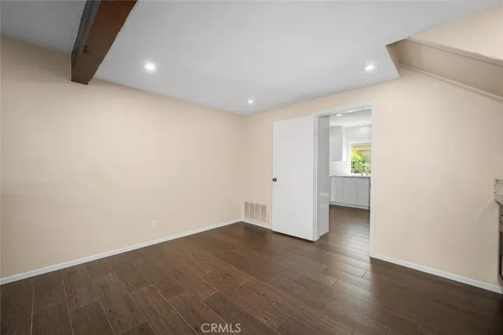 Dining room area before staging