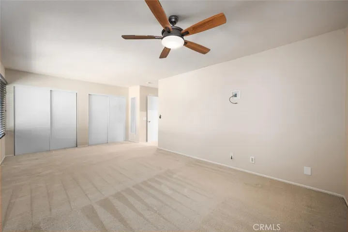 Master bedroom before staging