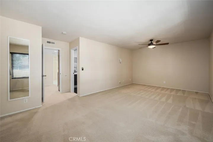 Master bedroom before staging
