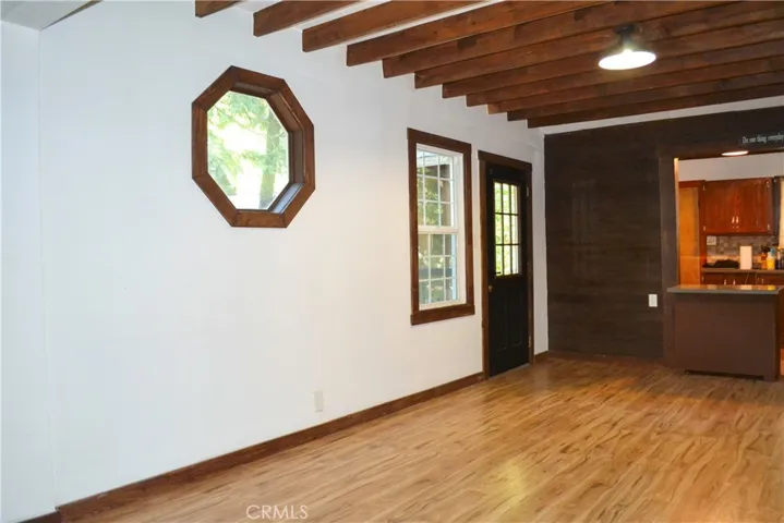 Large living/dining space