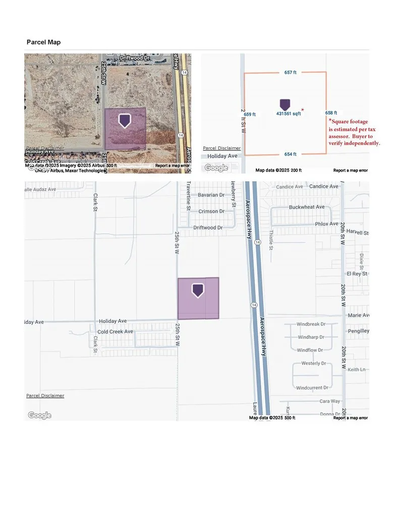 Parcel #2: APN 251-120-23-00-2 (10 acres)