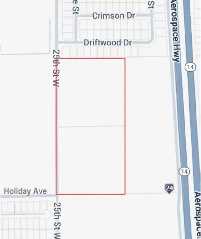 20 acres total; two 10-acre parcels.