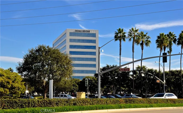 Nearby Hoag Hospital and Kaiser Permanente (not shown)