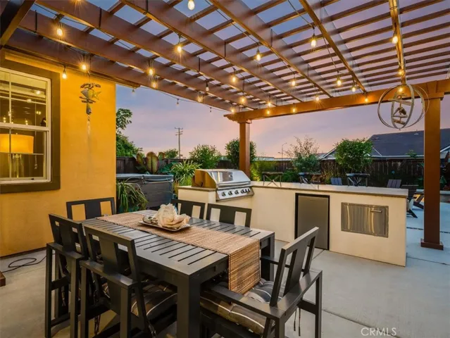 Family dinner or gathering outdoor