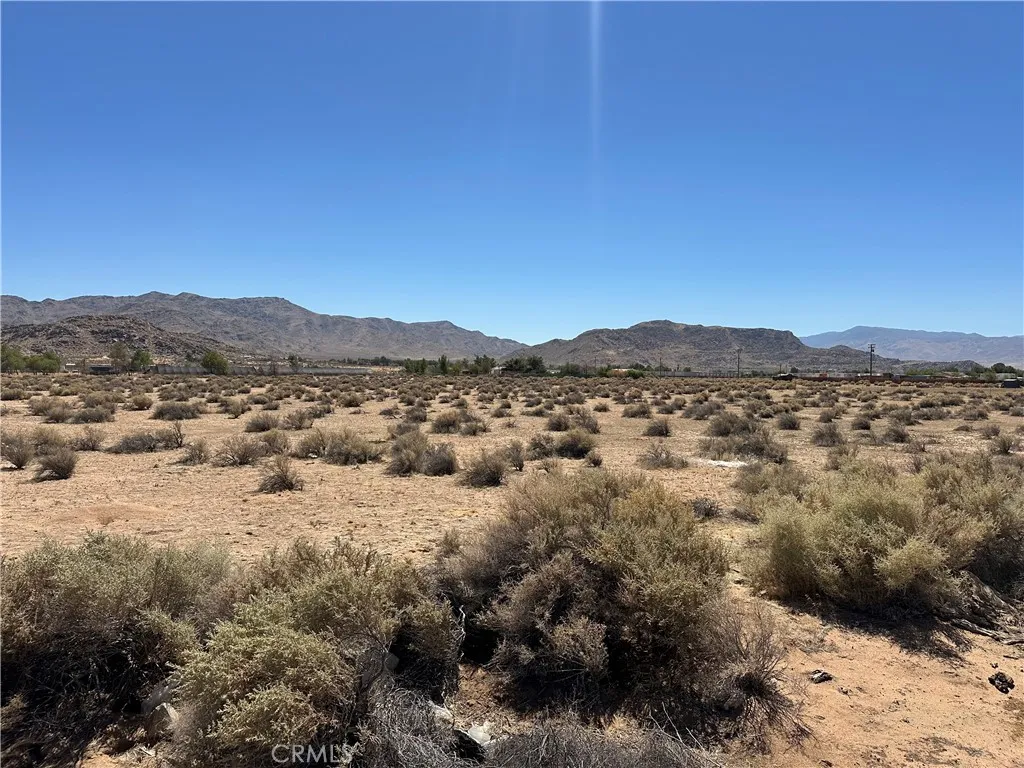 Looking east on lot