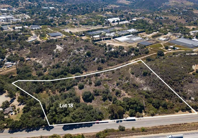 This is the parcel closest to the freeway.   Runs along the Old 395.