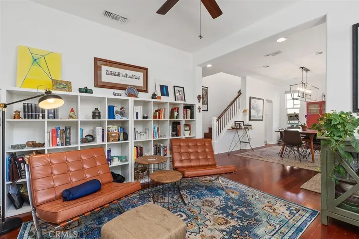 Living Room at front of 4 bedroom home in the Rosedale neighborhood.