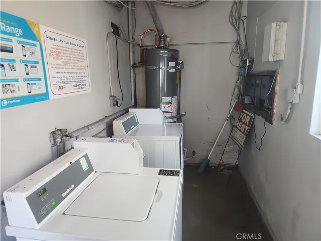 On Site Common Laundry room.