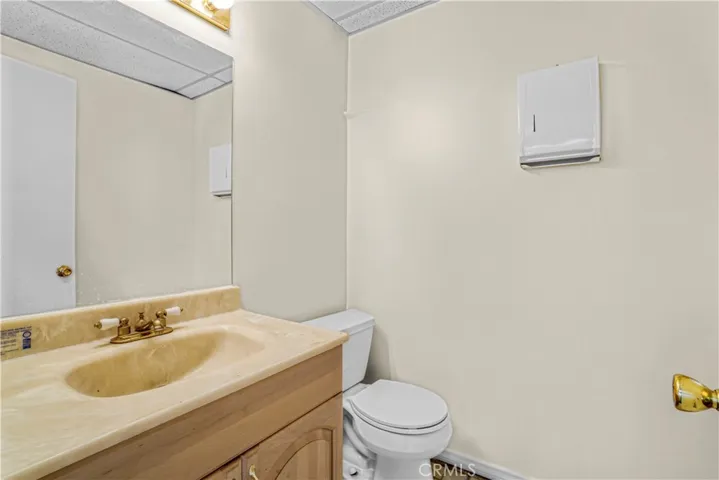 first floor half bath