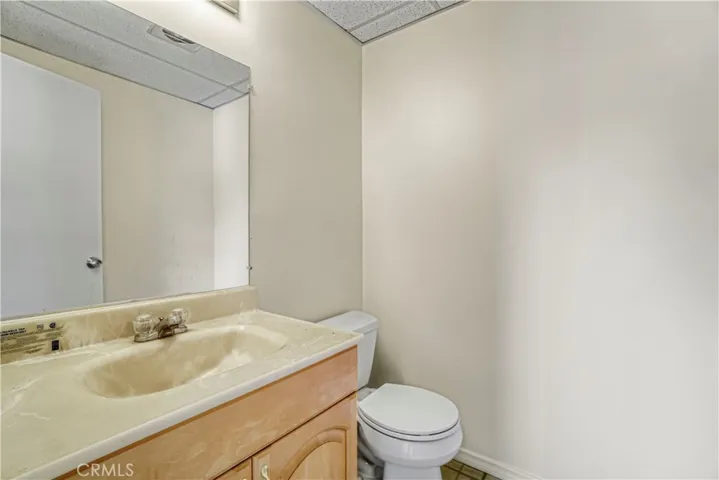 second floor half bath