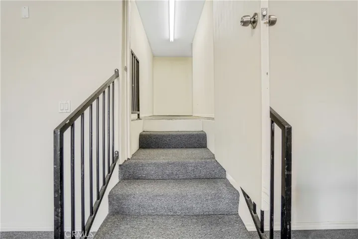 stairs to second floor office space