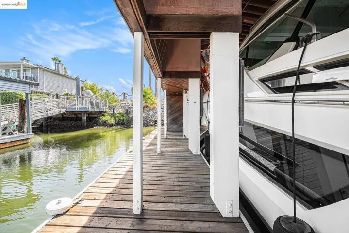 Dock featuring a water view