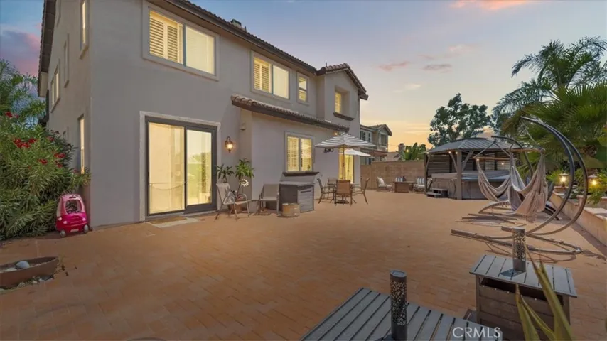 Large backyard