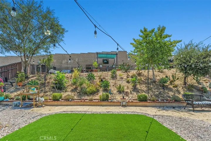Backyard view.