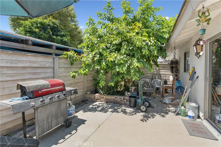 Private patio