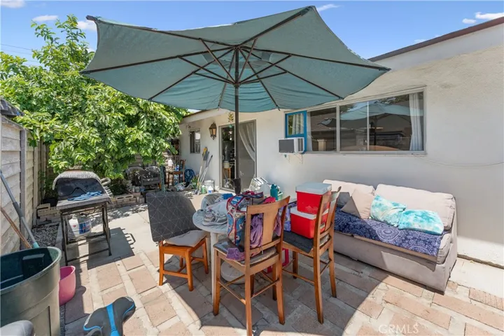 Private patio