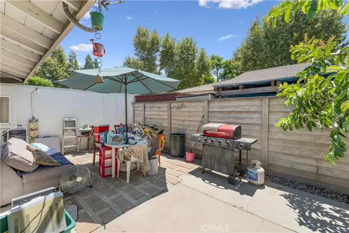 Private patio