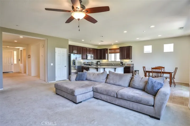 Living Space and Kitchen