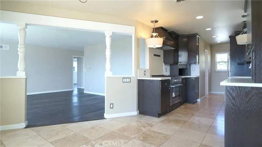 Dining room looking towards kitchen & Living room.
