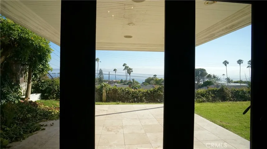 Ocean view and view to the patio from dining room.