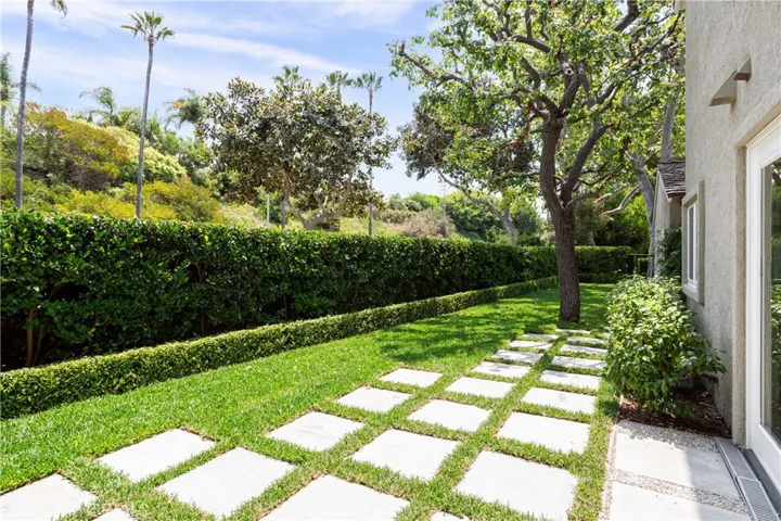 Patio outside Kitchen and lawn area.