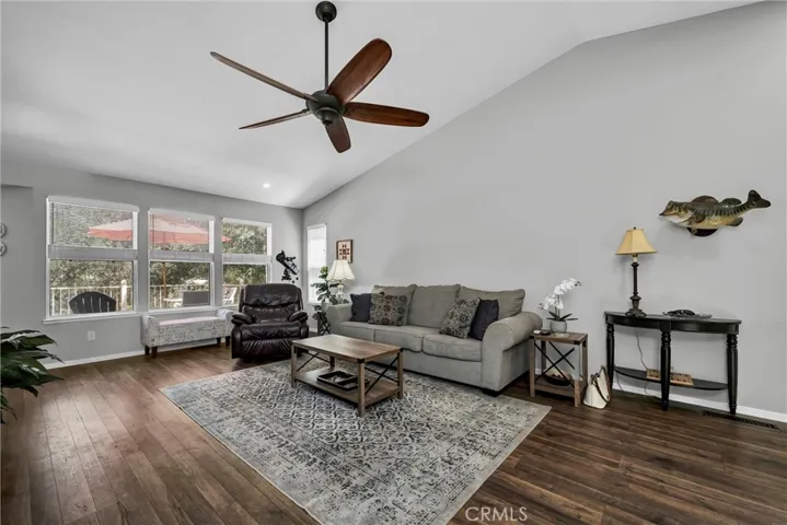 Vaulted ceilings & large picture windows