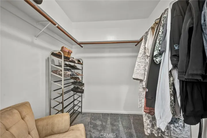 Oversized walk in closet