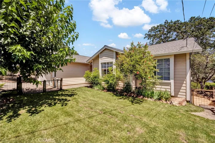 Fenced & landscaped front yard