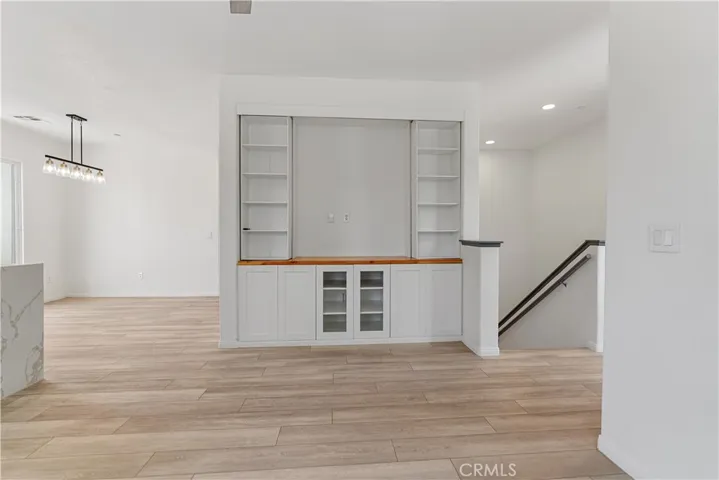 Custom entertainment center built in!