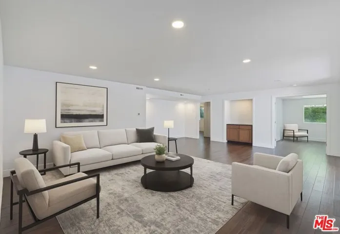Virtually Staged Living Room