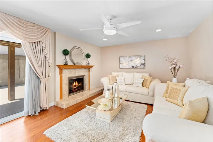 Living Room with Fireplace