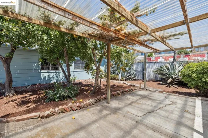 View of patio