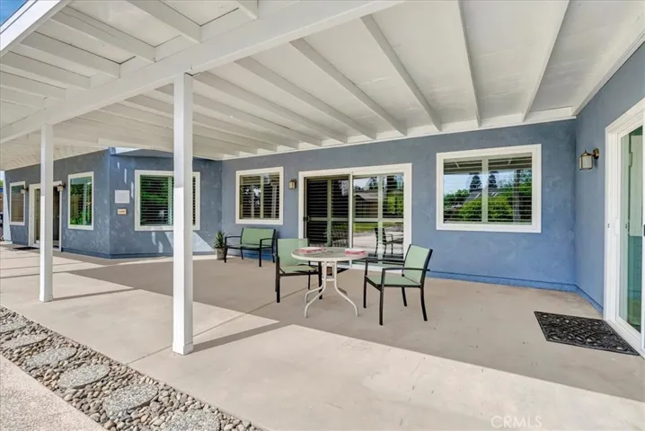 Backyard patio