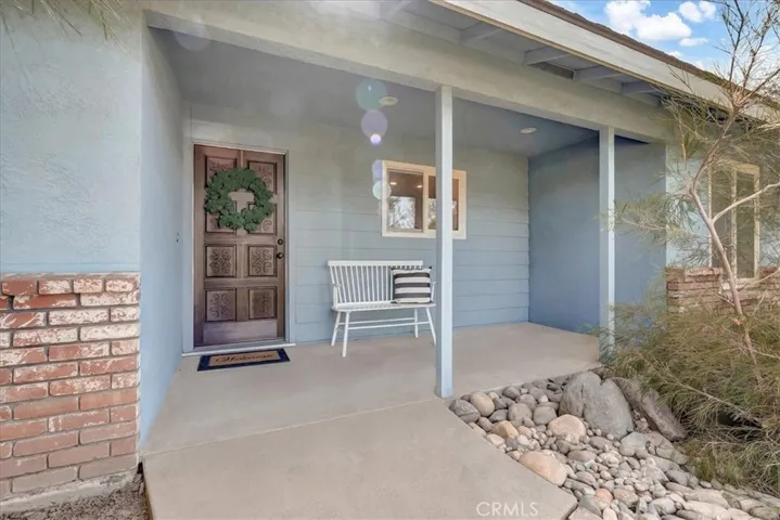 Front door - porch