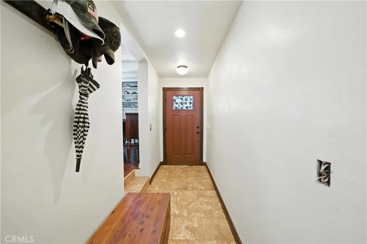 generous hallway to bedrooms.