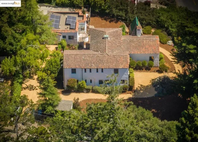 Aerial view of property and surrounding area
