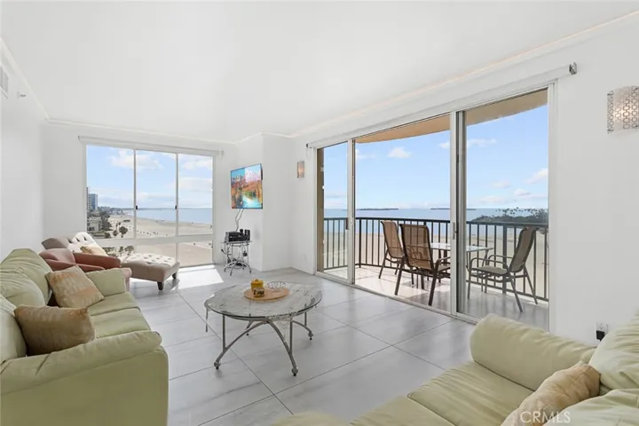 Living room with full Ocean Views